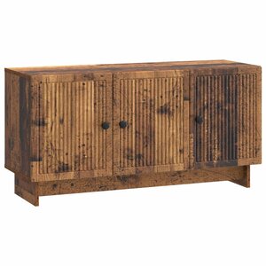 vidaXL Meuble TV 99 x 34 5 x 50 cm Bois ancien Bois d'ingénierie