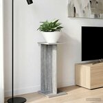 vidaXL Support de Plante 2 pièces Sonoma gris 25 x 25 5 x 60 5 cm