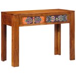 vidaXL Bureau 100x50x75 cm Bois d'acacia massif
