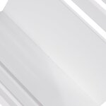 vidaXL Porte-revue en bois sur pied Blanc
