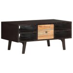 vidaXL Table basse 100x50x45 cm Bois de récupération massif