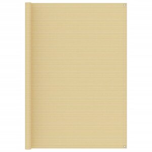 vidaXL Tapis de tente 200x400 cm Beige
