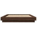 vidaXL Cadre de lit avec lumières LED sans matelas 120x190cm