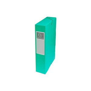 Boite De Classement Exabox Dos 60mm Carte Lustrée - A4 - Vert - X 8 - Exacompta