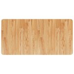 vidaXL Étagère de vasque murale acier et bois de chêne massif