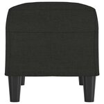 vidaXL Banc Noir 70x35x41 cm Tissu
