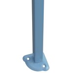 vidaXL Tente de réception pliable avec 4 parois 3x6 m Acier Blanc