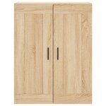 vidaXL Armoire murale chêne sonoma 69 5x34x90 cm bois d'ingénierie