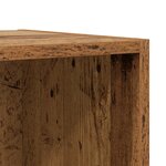 vidaXL 2 Armoires Murales - Bois Ancien - 37x37x37 cm - Fabriqué en Bois d'Ingénierie
