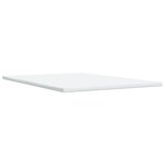 vidaXL Sommier à lattes de lit avec matelas Bleu 140x200 cm Tissu