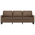 vidaXL Canapé à 3 places Marron 180 cm Tissu