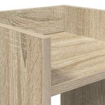 vidaXL Support de Plante 2 pièces Chêne Sonoma 30 x 30 x 60 cm