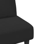 vidaXL Ensemble de canapés 2 Pièces avec coussins noir velours
