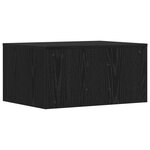vidaXL Bureau mural Chêne noir 60 x 45 x 30 cm Bois d'ingénierie