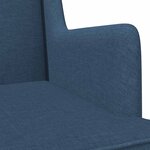 vidaXL Chaise à bascule Bleu 62 x 80 x 85 cm tissu