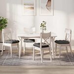 vidaXL Coussins de siège 4 Pièces Gris clair 45 x 45 cm