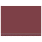 vidaXL Auvent manuel rétractable avec LED bordeaux 450x300 cm