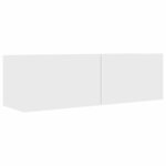 vidaXL Meuble TV Blanc 100x30x30 cm Bois d’ingénierie
