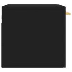vidaXL Armoire murale Noir 60x36 5x35 cm Bois d'ingénierie