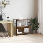 vidaXL Étagère chêne artisanal 80 x 30 x 78.5 cm Bois d'ingénierie