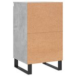 vidaXL Buffets 2 Pièces gris béton 40x35x70 cm bois d'ingénierie