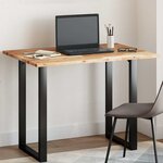 vidaXL Dessus de table rectangulaire 100x70x2 cm bois massif d'acacia