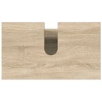 vidaXL Unité de vanité de salle de bain Chêne Sonoma 60 x 35 x 60 cm