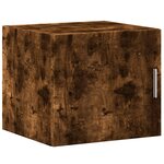 vidaXL Armoire murale chêne fumé 45x42 5x40 cm bois d'ingénierie