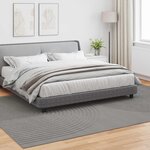vidaXL Tapis de surface HUARTE Gris 340 x 240 cm Polyester
