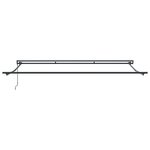 vidaXL Cadre de store rétractable électrique Anthracite 4 × 3 5 m