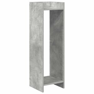 vidaXL Support de Plante Gris béton 30 x 30 x 100 cm Bois d'ingénierie