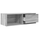 vidaXL Meuble TV sonoma gris 80x31x25 5 cm bois d'ingénierie