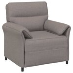 vidaXL Canapé 1 place Taupe 88 x 83 x 95 cm