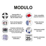 Module De Classement Modulo Office 10 Tiroirs Fermés - Granit - Exacompta