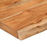 vidaXL Dessus de table 100x40x2 5 cm rectangulaire bois massif acacia