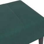 vidaXL Repose-pied vert foncé 77x55x31 cm velours
