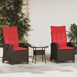 vidaXL Chaise de jardin 56 x 64 x 94 cm acier