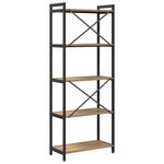 vidaXL Étagère Chêne artisanal 60 x 30 x 155 cm Bois d'ingénierie