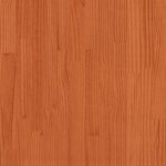 vidaXL Salon de jardin 10Pièces avec coussins cire marron bois pin massif