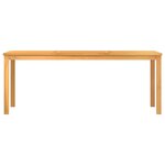 vidaXL Ensemble à manger de jardin 7 Pièces Bois de teck solide