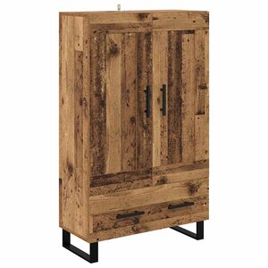 vidaXL Haut Armoire Bois Ancien 69 5 x 31 x 115 cm Bois d'ingénierie