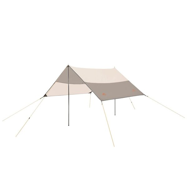 Easy Camp Bâche de tente Cliff 2 6x2 m Gris et sable