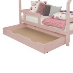 Tiroir de lit 80 x 180 BUDDY - rose pastel