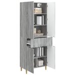 vidaXL Ensemble de Meubles 2 Pièces 66 x 34 5 x 90 cm Bois d'ingénierie