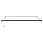 vidaXL Auvent Rétractable Vert et blanc 350 x 250 cm tissu