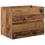 vidaXL Set de Meubles de Salle de Bain avec tiroir 2 Pièces Bois Ancien