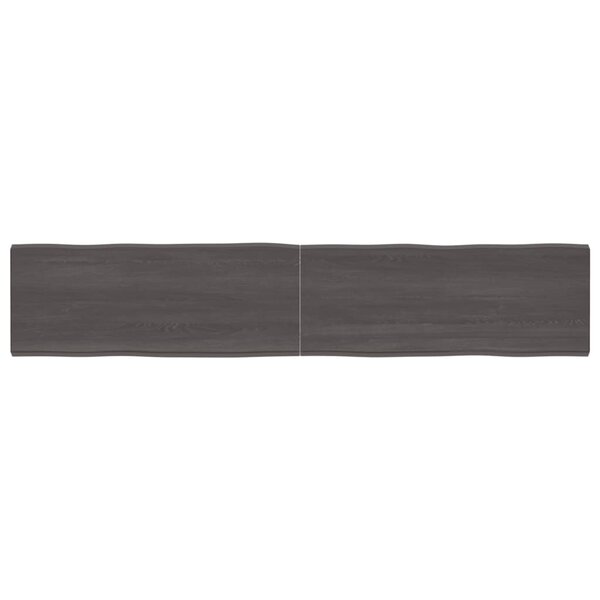 vidaXL Dessus de table bois massif traité bordure assortie