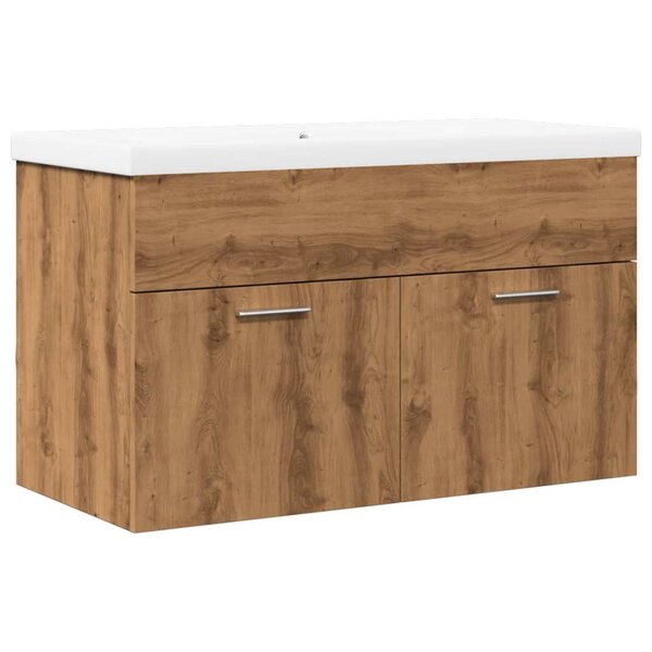 vidaXL Ensemble de meubles salle de bain 2 Pièces bois d'ingénierie