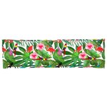 vidaXL Coussin pour banc de palette Floral Multicolore 140 x 40 x 8 cm