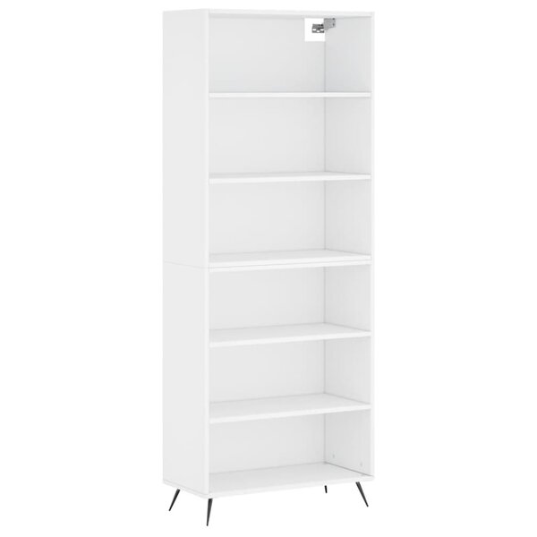 vidaXL Buffet blanc 69 5x32 5x180 cm bois d'ingénierie